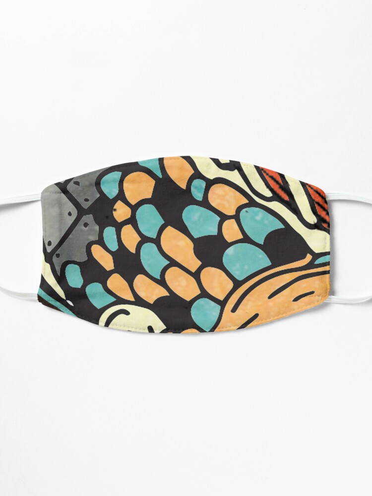 Alternate view of Bio-Mechanical Koi Mask