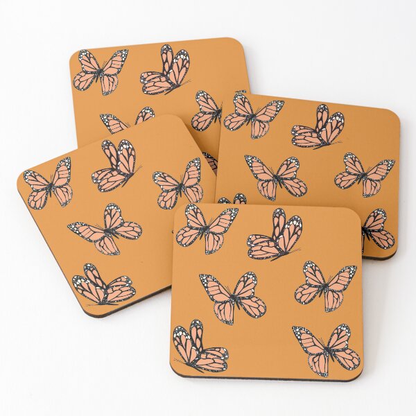 Item preview, orange butterflies designed and sold by calliedale.