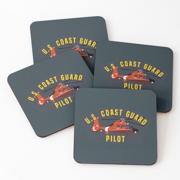 Item preview, Cover Art Series - Coast Guard MH65 Dolphin Helicopter Pilot designed and sold by AlwaysReadyCltv.