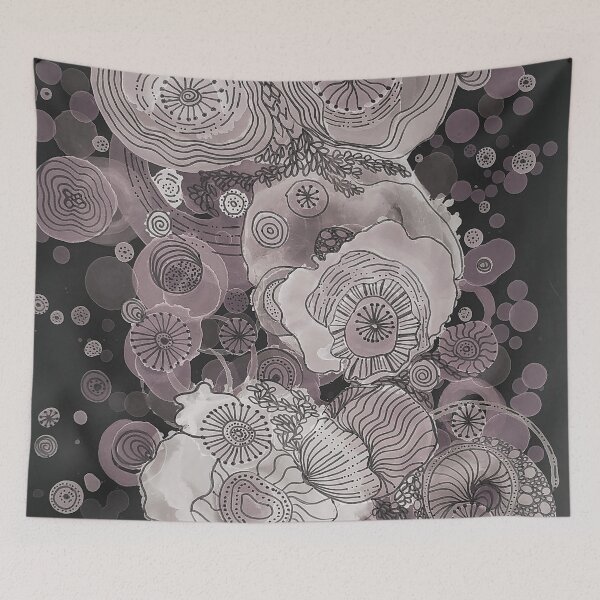 Item preview, Taupe Doodle at Dusk designed and sold by Lois Gardiner.