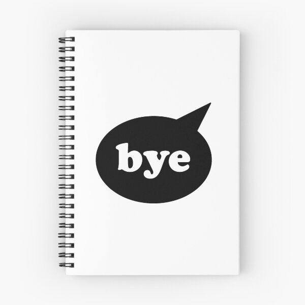 Item preview, Bye - Speech Bubble - Black designed and sold by EelPopShop.