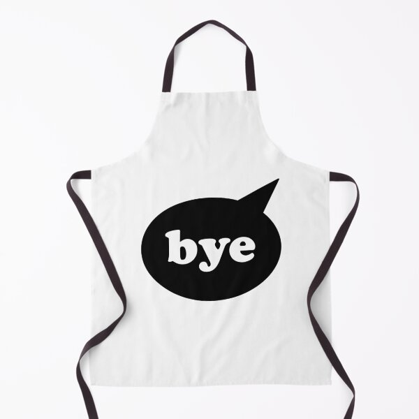 Item preview, Bye - Speech Bubble - Black designed and sold by EelPopShop.