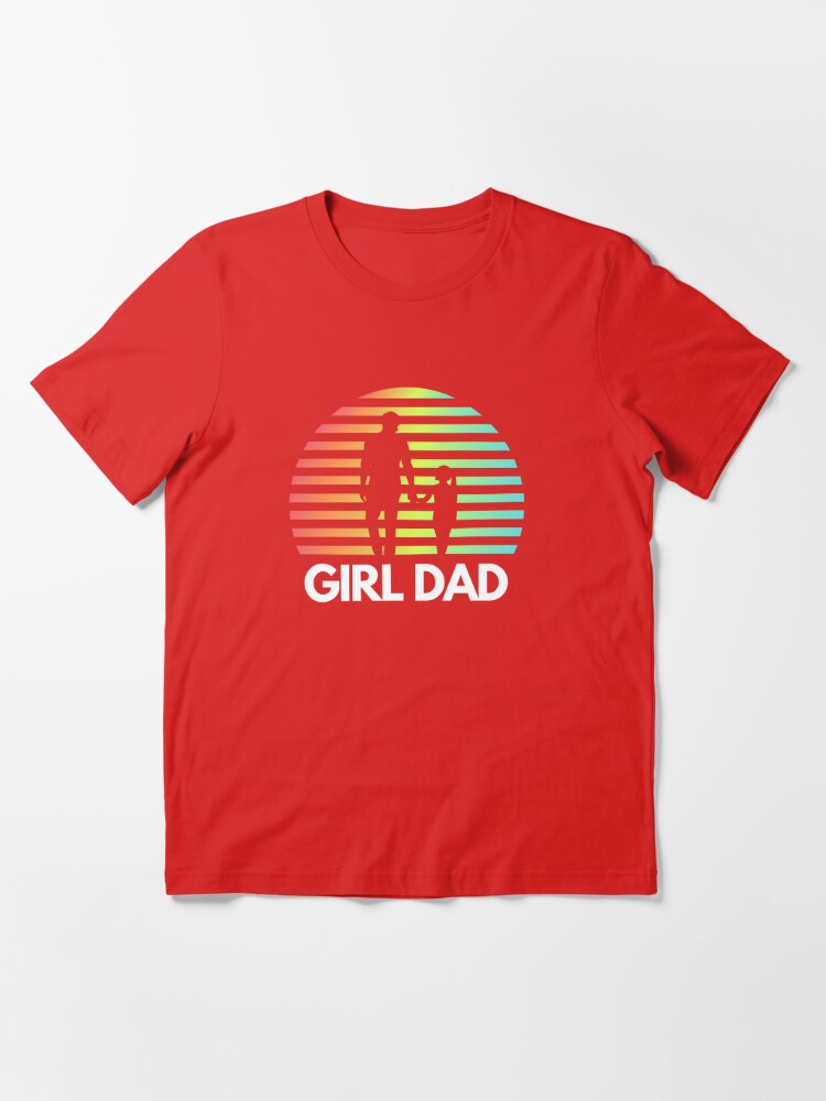 Summer Sunset Girl Dad Father of Daughters Essential T-Shirt for