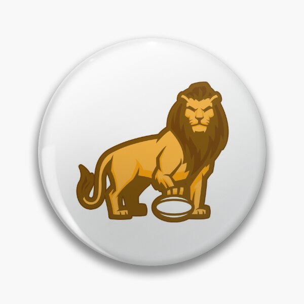 Item preview, Lion playing with a football  designed and sold by ApexDesigns1.