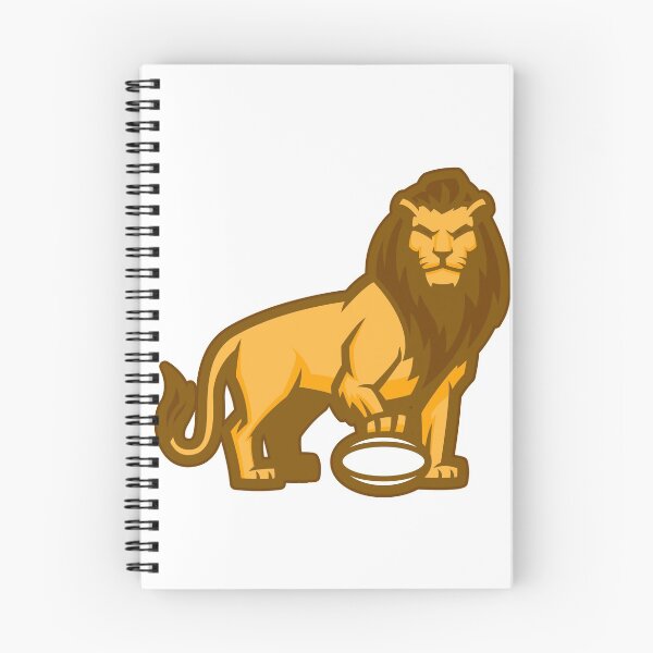 Item preview, Lion playing with a football  designed and sold by ApexDesigns1.