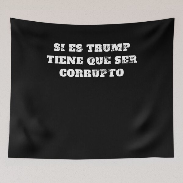Item preview, Si es trump tiene que ser corrupto AOC quote Retro Vintage designed and sold by Jeangel97.