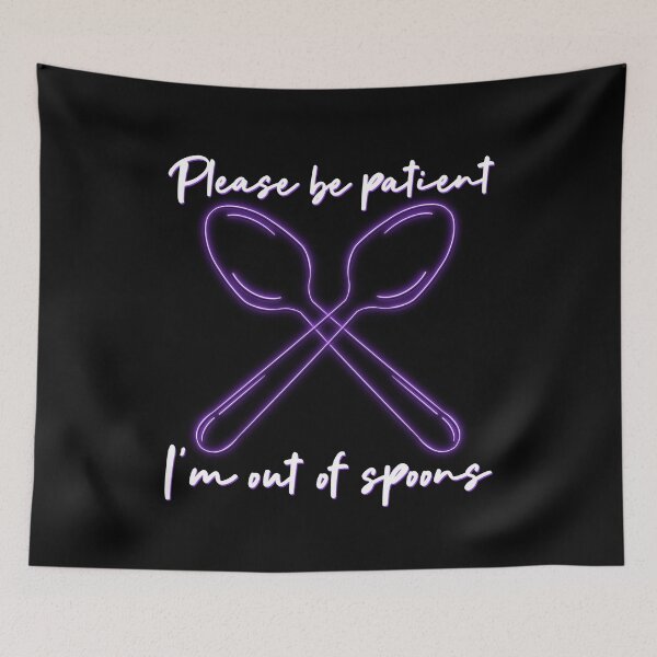 Item preview, Purple Neon Out of Spoons designed and sold by Elle  Hazlett.