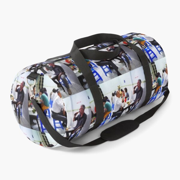 Item preview, ANTHONY BOURDAIN and BARACK OBAMA having a beer in Vietnam - IMPRESSIONISTIC designed and sold by BurningDrivein.
