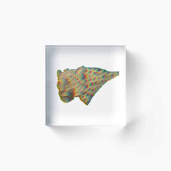 Leopard Acrylic Block