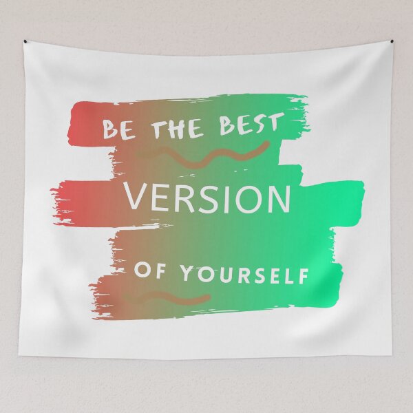 Item preview, Motivational quote, be the best version of yourself designed and sold by Adri Graterol.