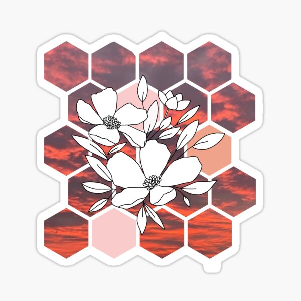 Floral Hat Stickers Redbubble - 1920s flower hat roblox