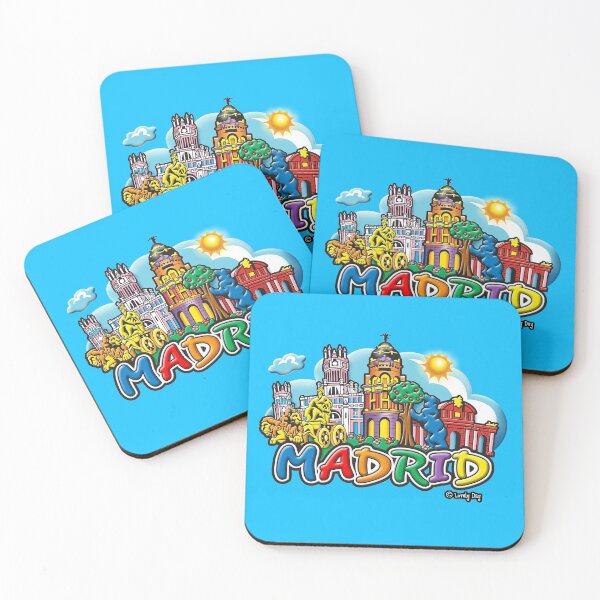 Item preview, Madrid Magical City Scene Famous Lovely Day Design designed and sold by Lovely Day.