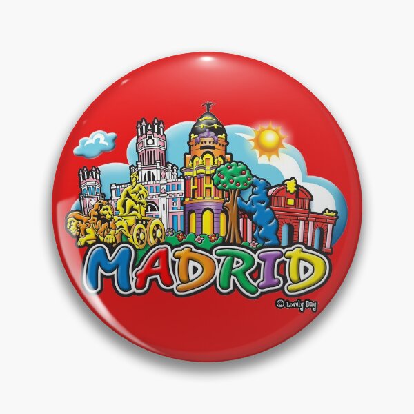 Item preview, Madrid Magical City Scene Famous Lovely Day Design designed and sold by Lovely Day.