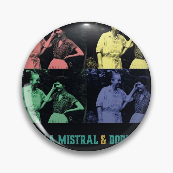 Item preview, FEMINIST GABRIELA MISTRAL LESBIANS LOVE CHILE designed and sold by femyay.
