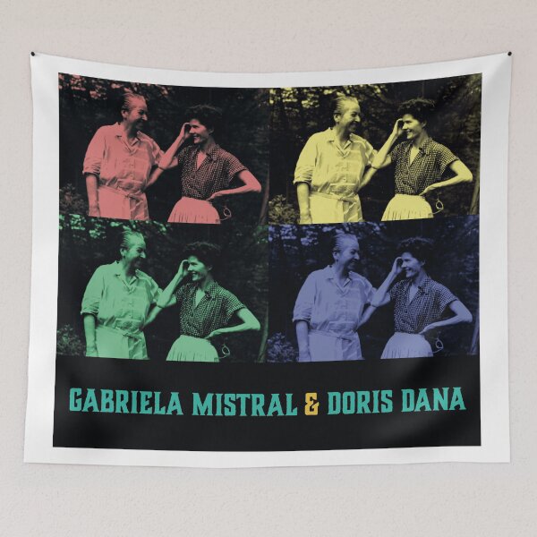 Item preview, FEMINIST GABRIELA MISTRAL LESBIANS LOVE CHILE designed and sold by femyay.