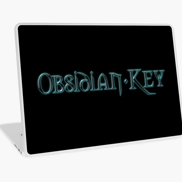 Obsidian Key - The Dark Side - Progressive Rock Metal Music - Official Band Logo Laptop Skin