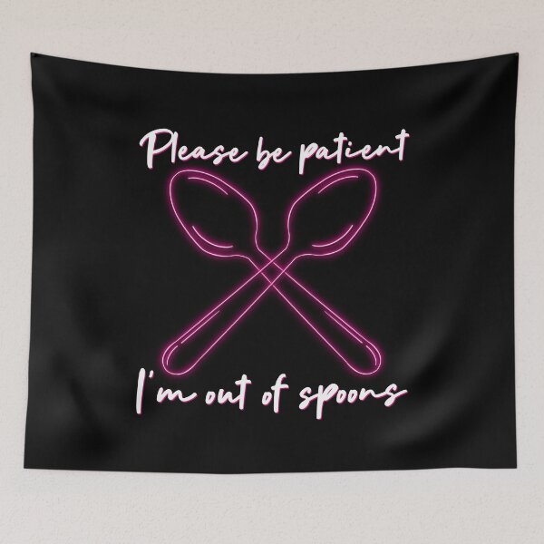 Item preview, Pink Neon Out of Spoons designed and sold by Elle  Hazlett.