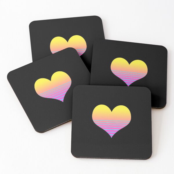 Item preview, Heart RETRO WAVE,STYLE SYNTH WAVE 80S Love Theme, Pattern designed and sold by enigma3a.