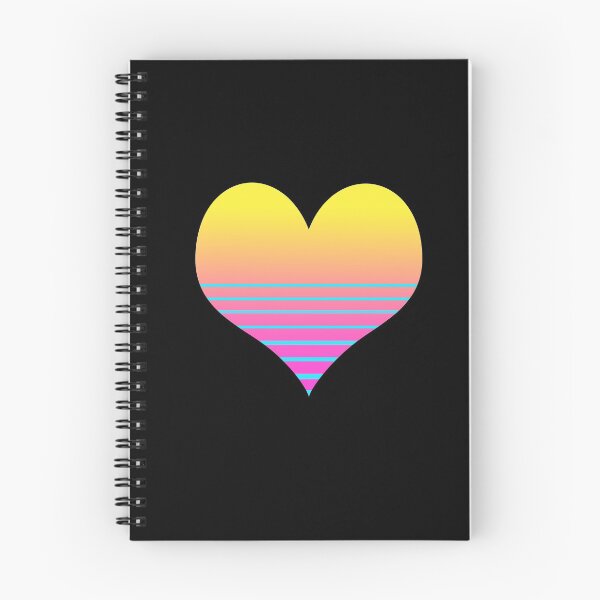 Item preview, Heart RETRO WAVE,STYLE SYNTH WAVE 80S Love Theme, Pattern designed and sold by enigma3a.