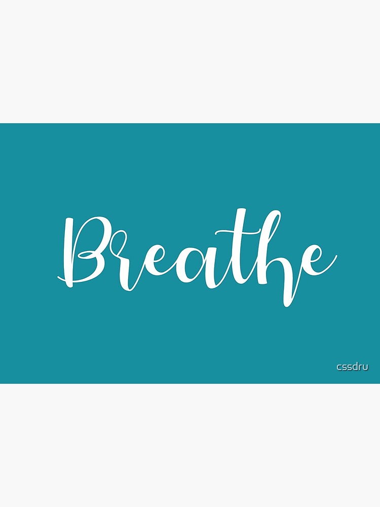 Breathe Meditate Namaste Novelty Yoga Gift by cssdru