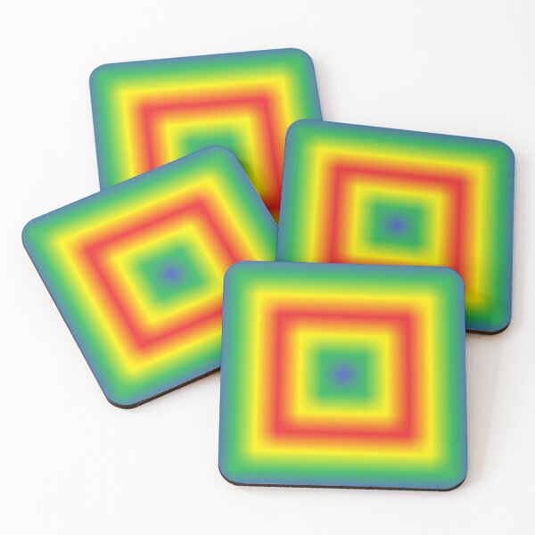 Colors, Colorfulness Coasters (Set of 4)