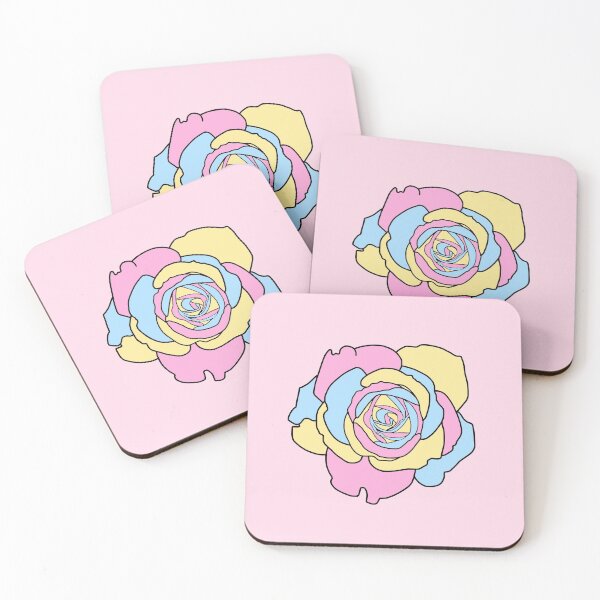 Item preview, Pastel Pansexual Pride Rose (Pink) designed and sold by Juliafig2013.