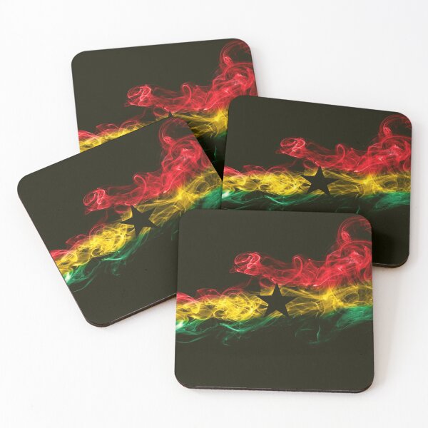 Item preview, Vapourised Ghana Flag Design designed and sold by Ellisen Prints.