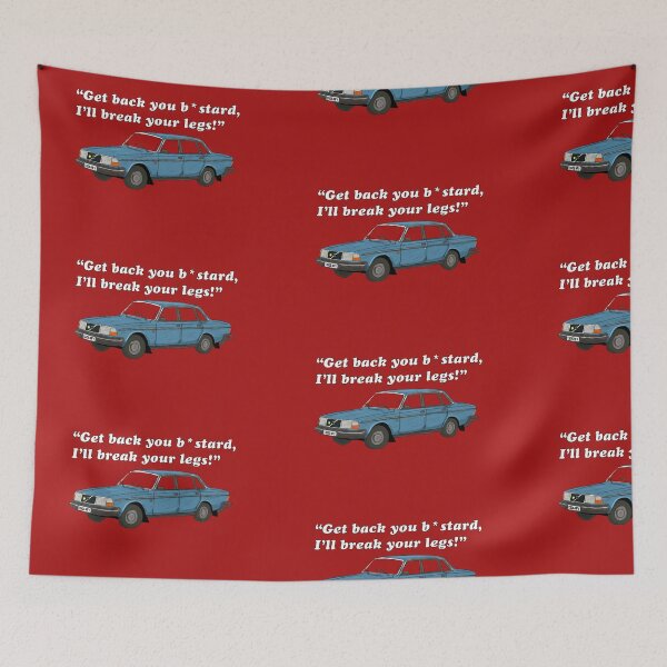 Item preview, Get back you b*stard, I'll break your legs! designed and sold by DesignByMH.