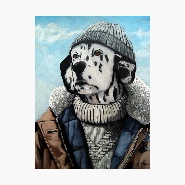 MAN OF THE SEA - Dalmatian dog portrait Photographic Print