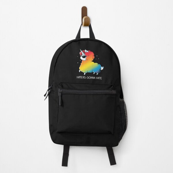 Item preview, Haters Gonna Hate Rainbow Llama Unicorn Llamacorn Shirt  designed and sold by Esmilna Castillo.