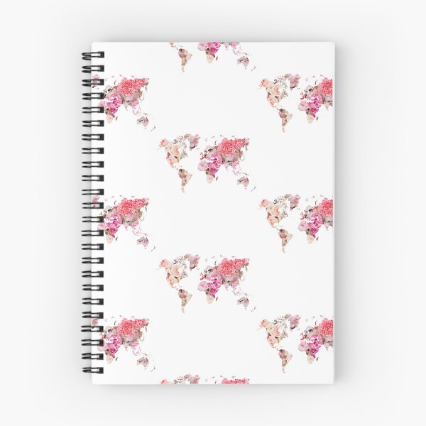 Item preview, Floral World Map designed and sold by AdelDa19.