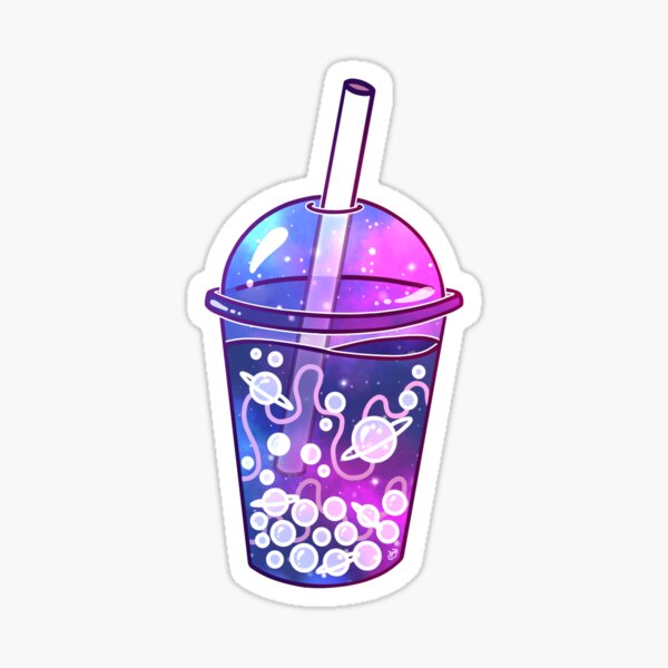 Boba Stickers 105PCS Kawaii Bubble Tea Stickers,Drink Stickers