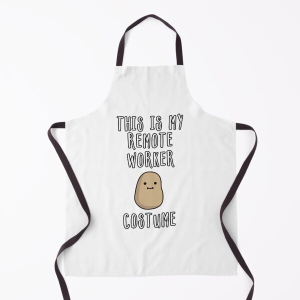This Is My Potato Remote Worker Costume Apron