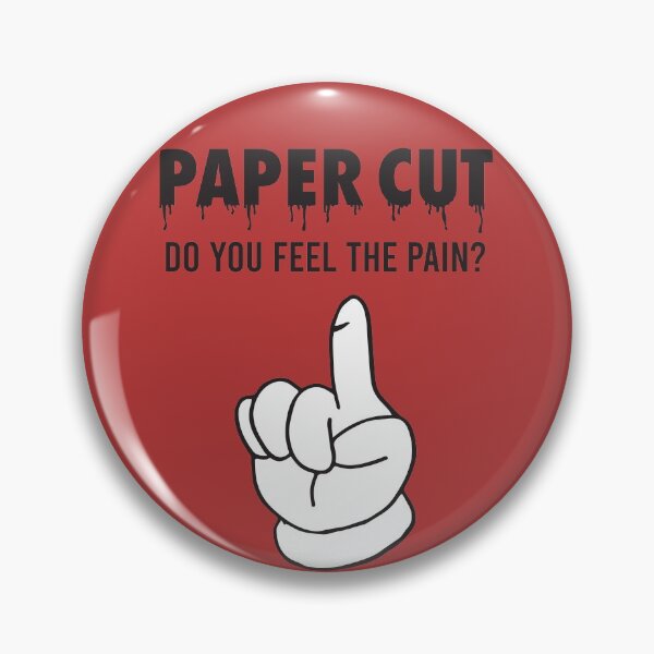 Item preview, Paper cut - Do you feel the pain? designed and sold by crismk.