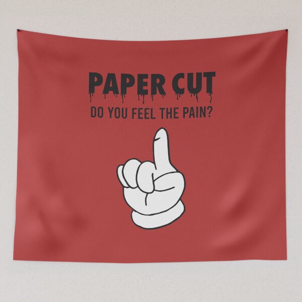 Item preview, Paper cut - Do you feel the pain? designed and sold by crismk.