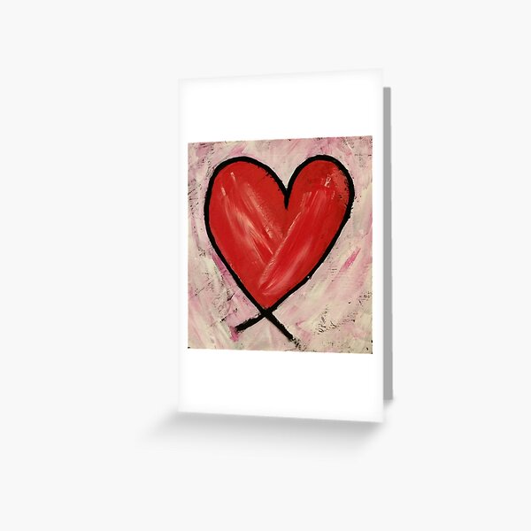 Heart Painting Greeting Card