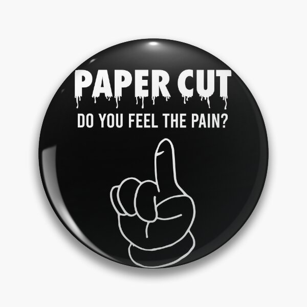 Item preview, Paper cut - Do you feel the pain? - White version designed and sold by crismk.
