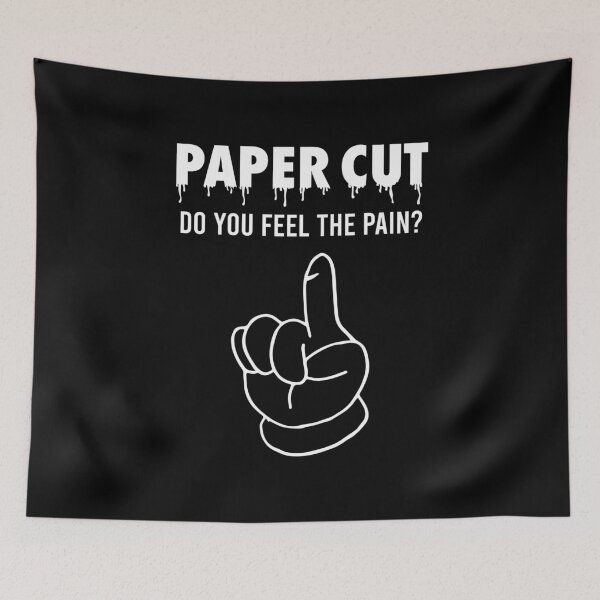 Item preview, Paper cut - Do you feel the pain? - White version designed and sold by crismk.