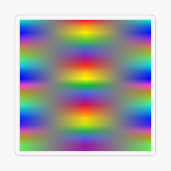 Colors, Light Transparent Sticker