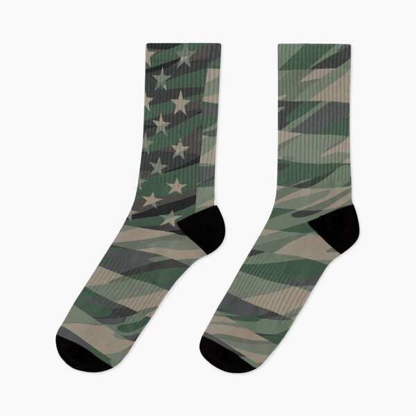 Item preview, Patriotic Jungle Green Camo USA Flag designed and sold by hobrath.