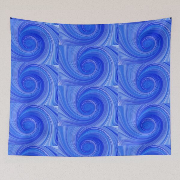Item preview, Remolino hipnótico azul designed and sold by Syrupandspice.