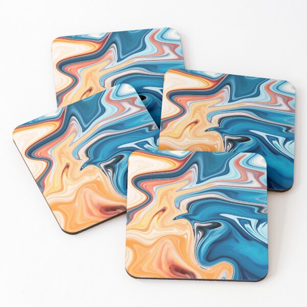 Item preview, Blue and Orange Liqufy Art designed and sold by YellowLion.