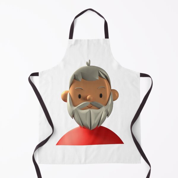 Item preview, funny gray bearded man Rudi designed and sold by MHerzel.