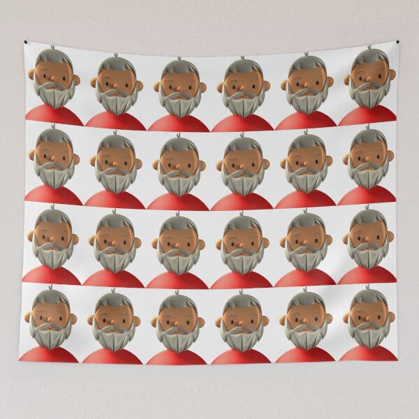 Item preview, funny gray bearded man Rudi designed and sold by MHerzel.