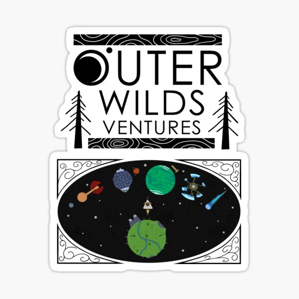 Outer Wilds Ventures Sticker - Sticker Graphic - Auto, Wall, Laptop, Cell,  Truck Sticker for Windows, Cars, Trucks 