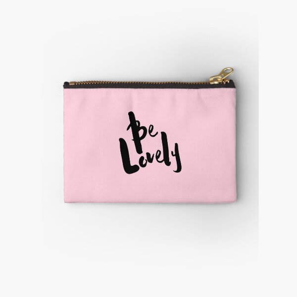Item preview, Be Lovely Quote on Pink Background designed and sold by Textography1.