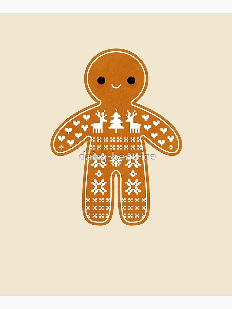 Sweater Pattern Gingerbread Cookie by daisy-beatrice