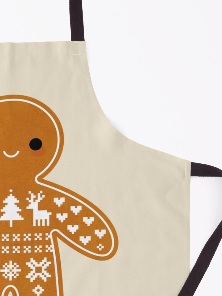 Alternate view of Sweater Pattern Gingerbread Cookie Apron
