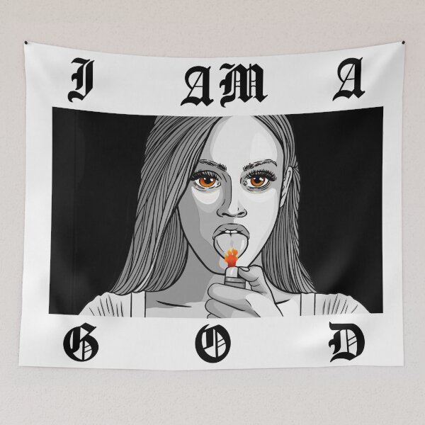 Item preview, I Am A God designed and sold by eveshmeve.