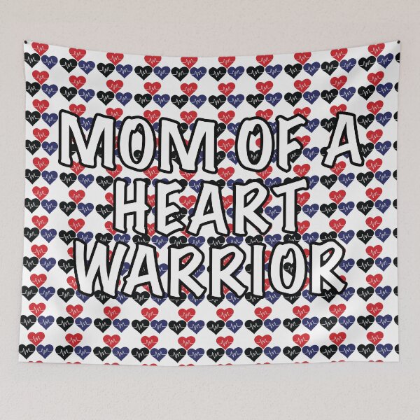 Item preview, Mom of a Heart Warrior designed and sold by RaquelsRoom.